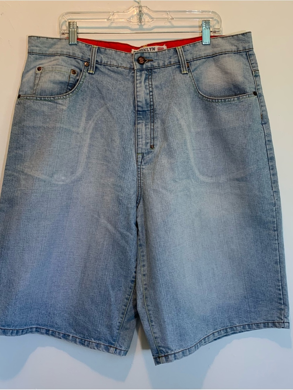Vintage 90s Brooklyn Jean Shorts Streetwear 37” Waist